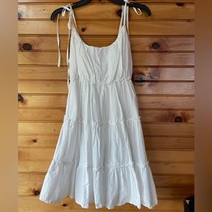 Shein White Tie Sundress